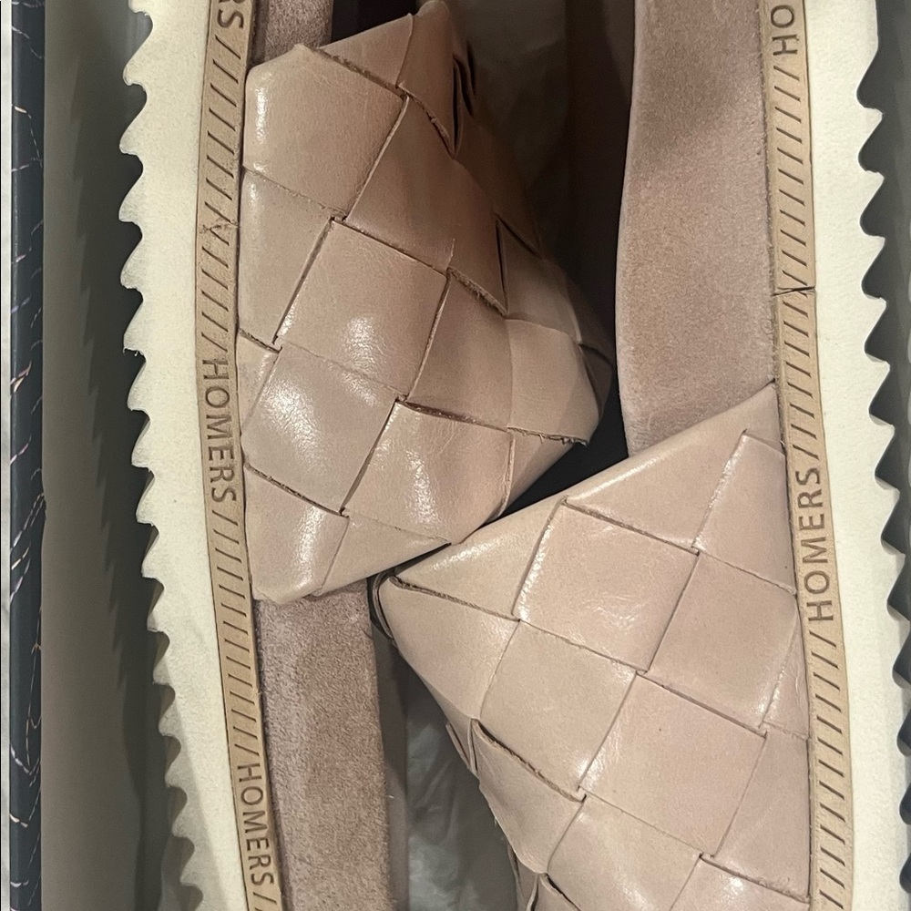 Homers Artisan Slide  New Poncho Creme, Sz40